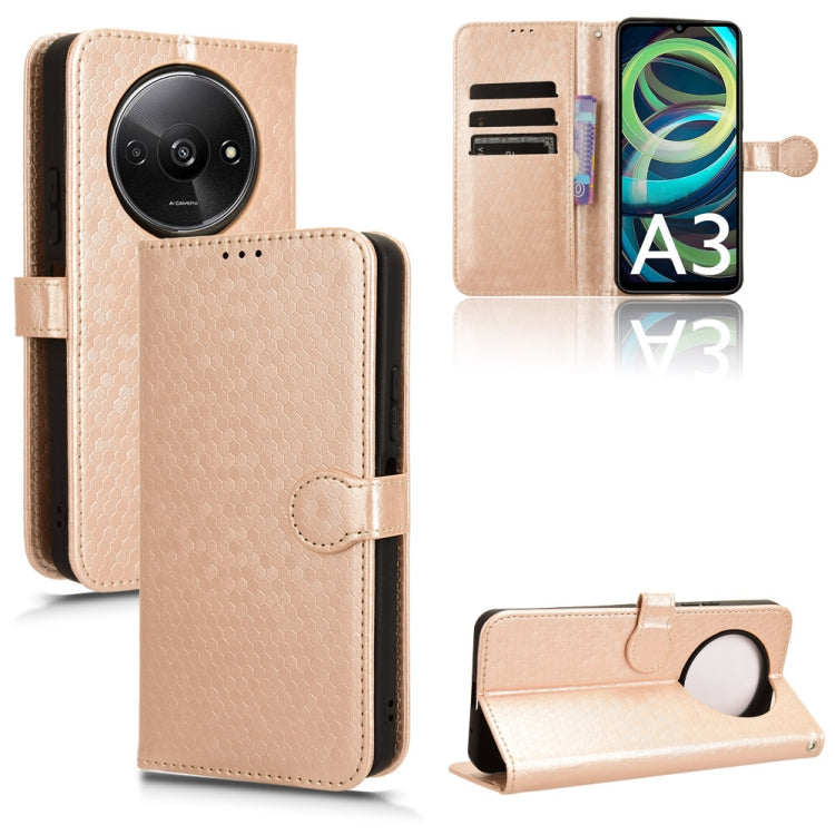 Honeycomb Dot Texture Leather Phone Case