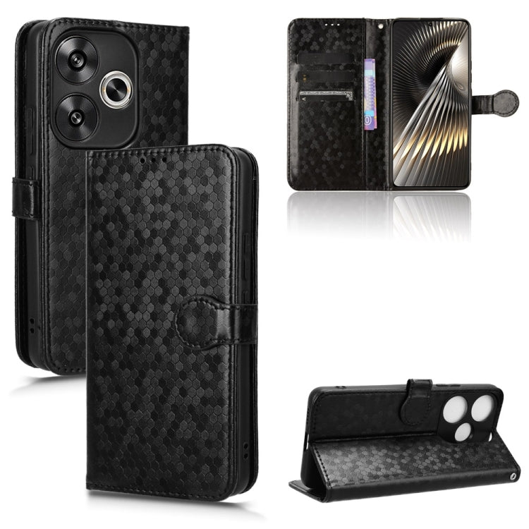 Honeycomb Dot Texture Leather Phone Case
