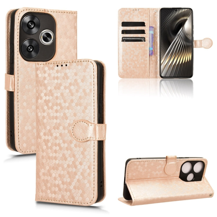 Honeycomb Dot Texture Leather Phone Case
