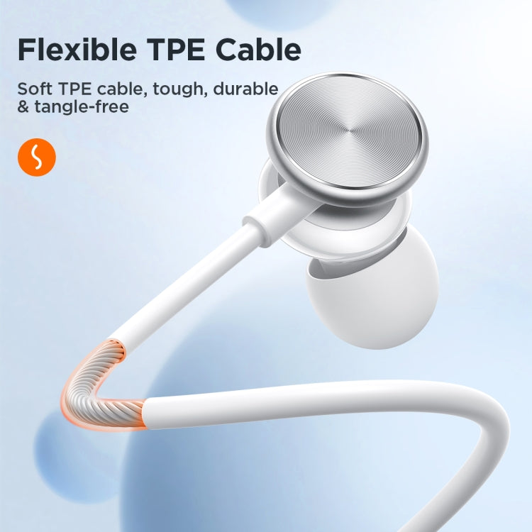 JOYROOM JR-EW03 3.5mm In-Ear Metal Wired Earphone, Length: 1.2m