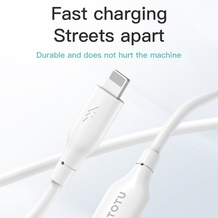TOTU CB-3 Series USB-C / Type-C to 8 Pin Fast Charge Data Cable, USB-C / Type-C to 8 Pin