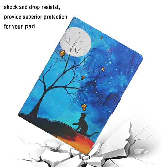 Colorful artistic pattern design Tab S5e leather case closed front view