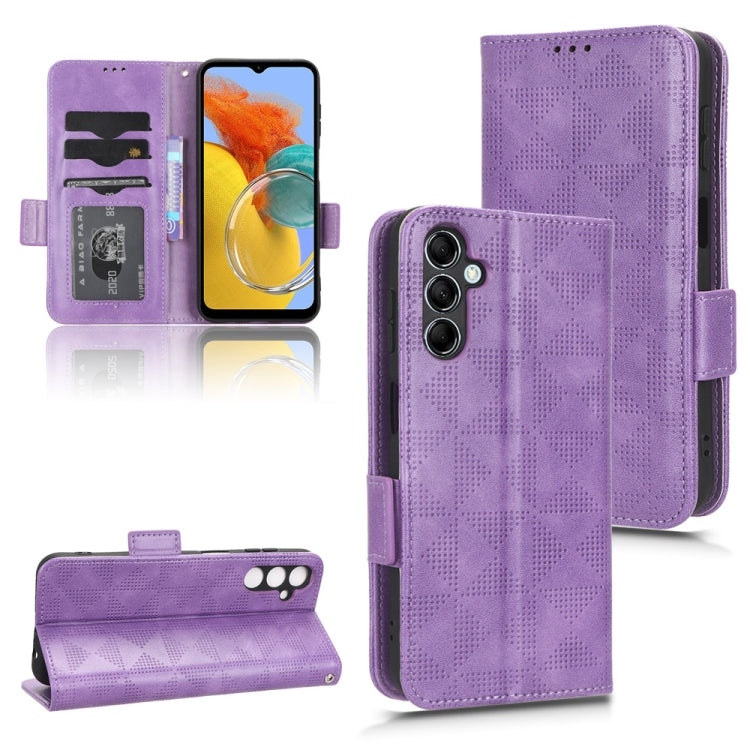 Symmetrical Triangle Pattern Leather Phone Case, For Samsung Galaxy M54 5G, For Samsung Galaxy F14