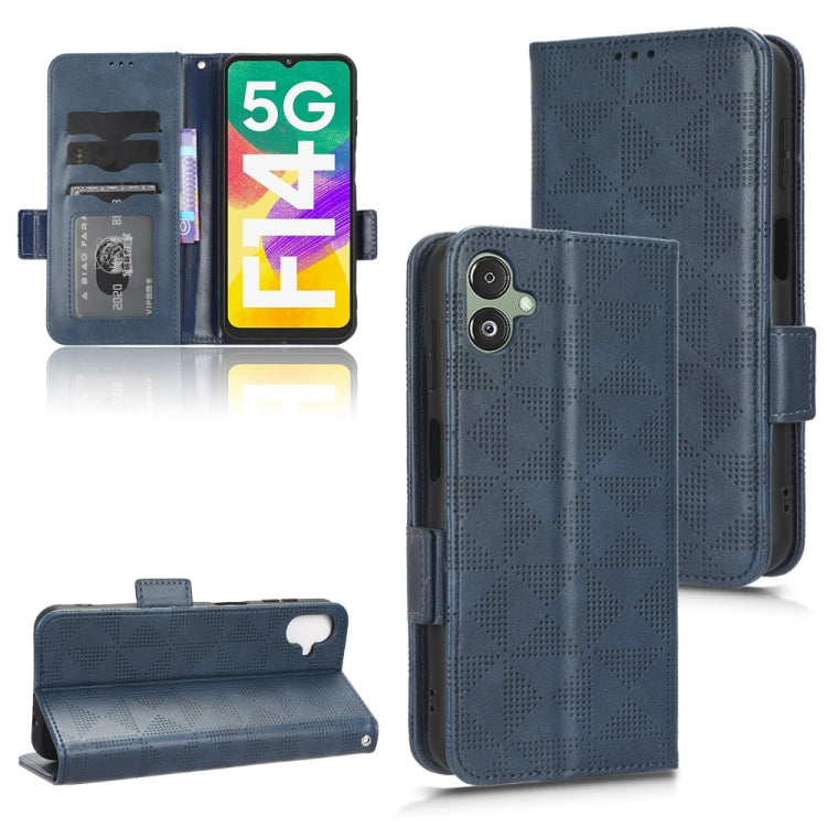 Symmetrical Triangle Pattern Leather Phone Case, For Samsung Galaxy M54 5G, For Samsung Galaxy F14
