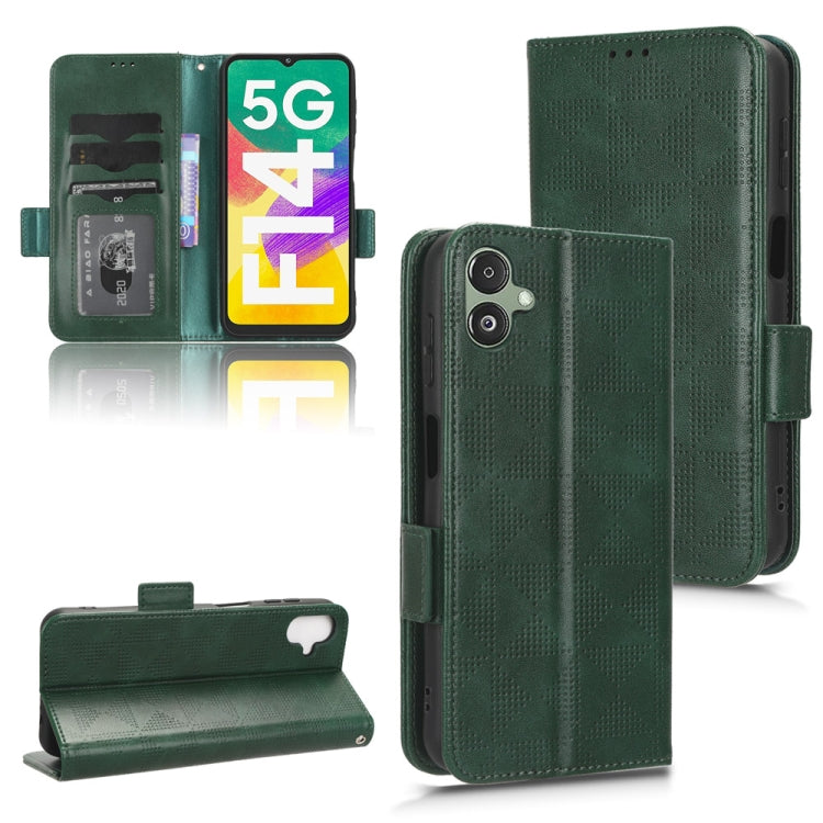 Symmetrical Triangle Pattern Leather Phone Case, For Samsung Galaxy M54 5G, For Samsung Galaxy F14