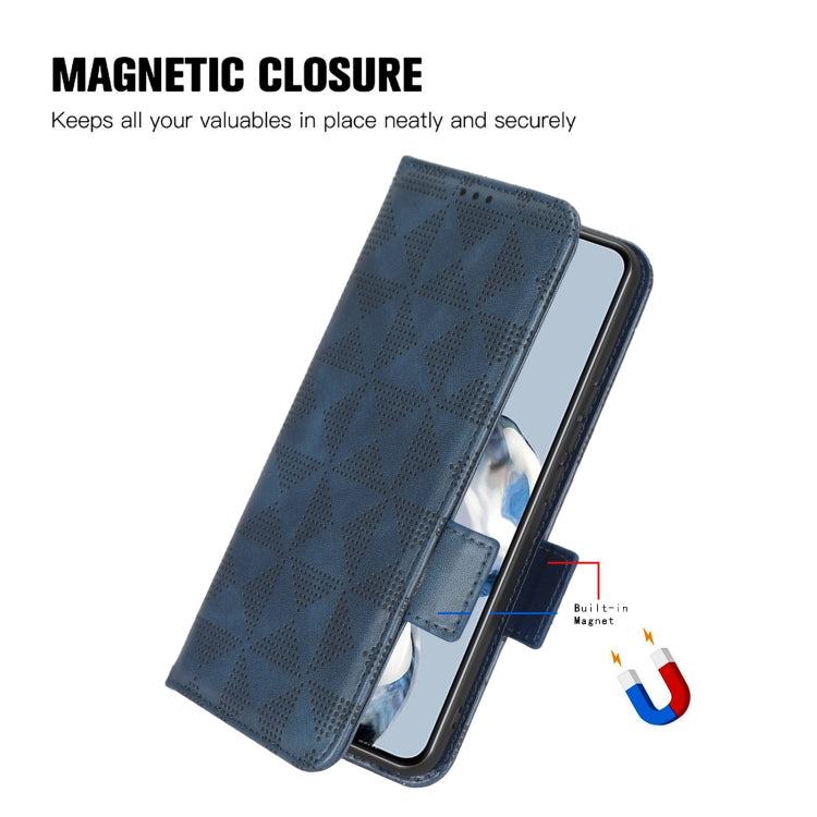 Symmetrical Triangle Pattern Leather Phone Case, For Samsung Galaxy M54 5G, For Samsung Galaxy F14