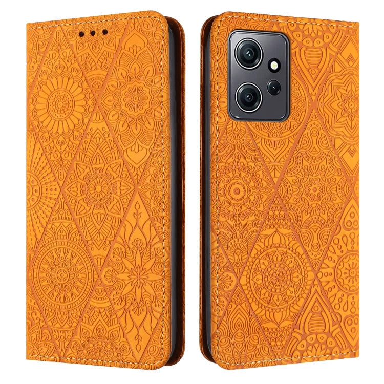 Ethnic Embossed Adsorption Leather Phone Case