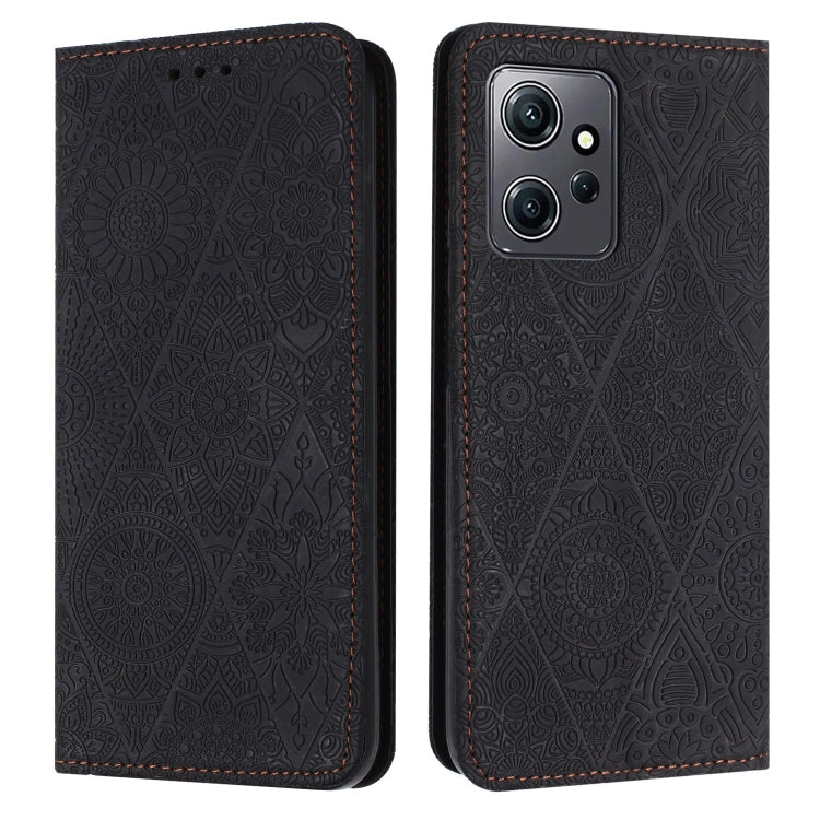 Ethnic Embossed Adsorption Leather Phone Case