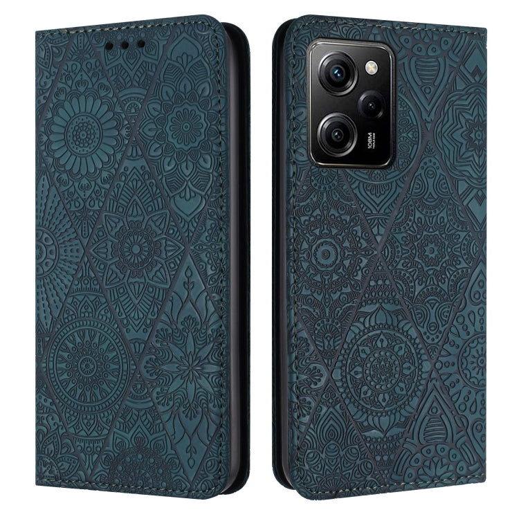 Ethnic Embossed Adsorption Leather Phone Case