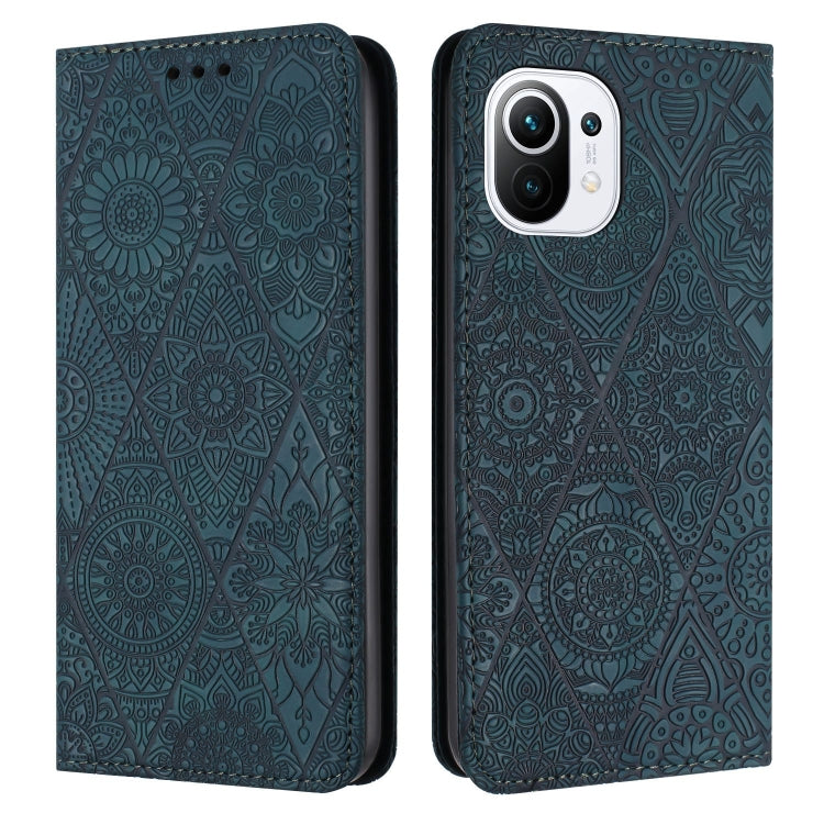 Ethnic Embossed Adsorption Leather Phone Case