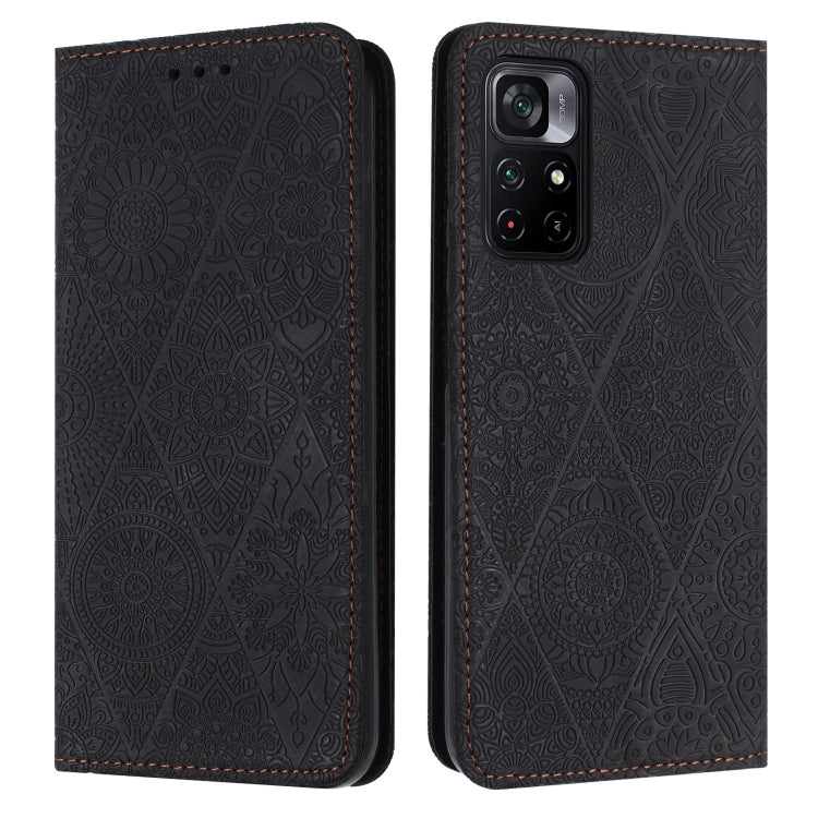 Ethnic Embossed Adsorption Leather Phone Case