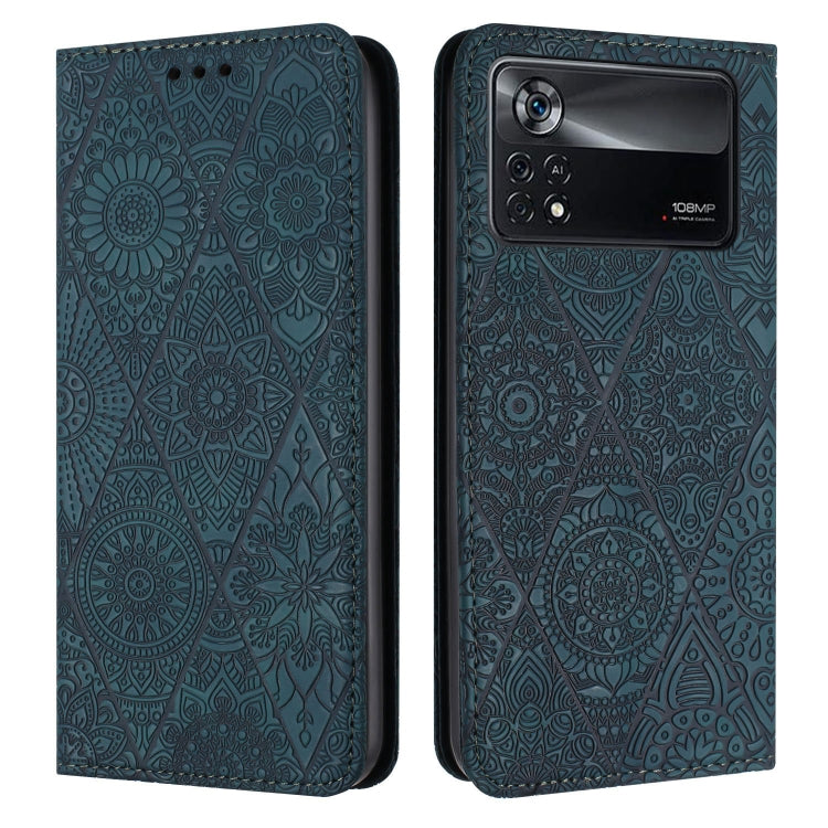 Ethnic Embossed Adsorption Leather Phone Case