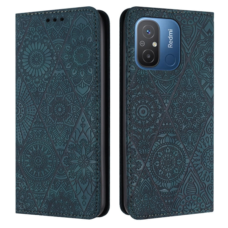 Ethnic Embossed Adsorption Leather Phone Case