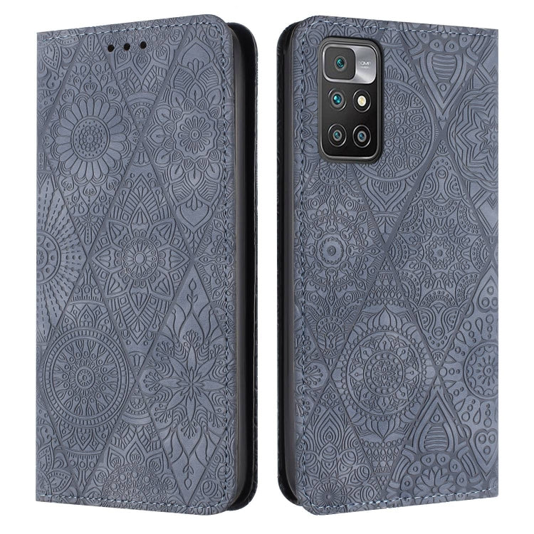 Ethnic Embossed Adsorption Leather Phone Case