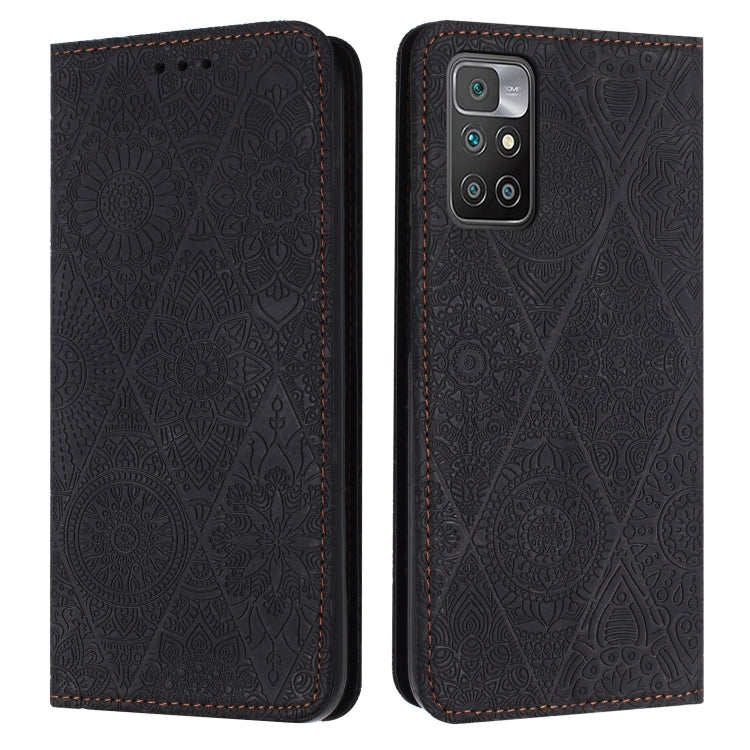 Ethnic Embossed Adsorption Leather Phone Case