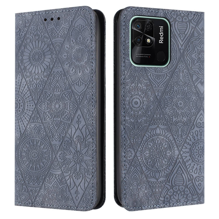 Ethnic Embossed Adsorption Leather Phone Case