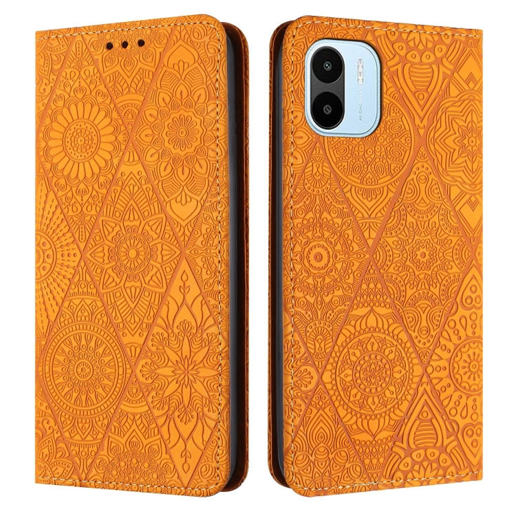 Ethnic Embossed Adsorption Leather Phone Case