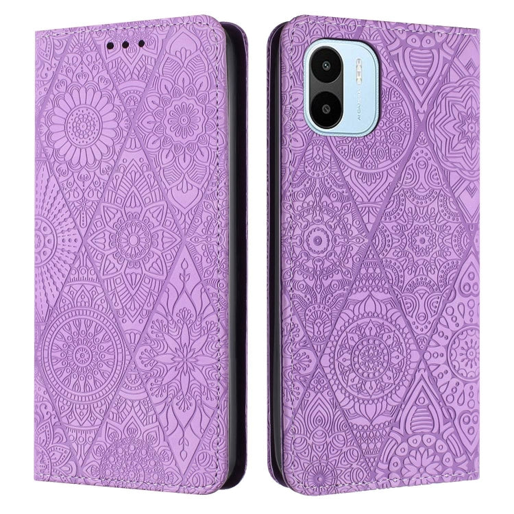 Ethnic Embossed Adsorption Leather Phone Case