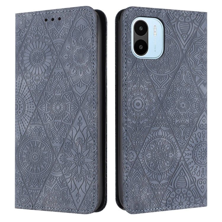 Ethnic Embossed Adsorption Leather Phone Case