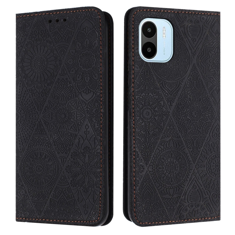 Ethnic Embossed Adsorption Leather Phone Case