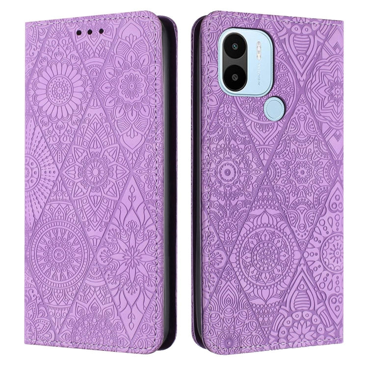 Ethnic Embossed Adsorption Leather Phone Case