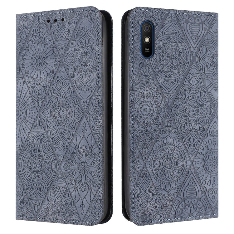 Ethnic Embossed Adsorption Leather Phone Case