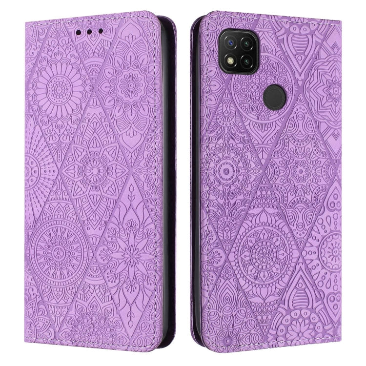 Ethnic Embossed Adsorption Leather Phone Case