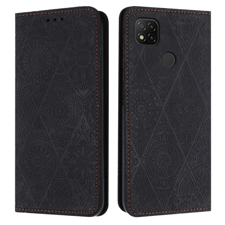 Ethnic Embossed Adsorption Leather Phone Case