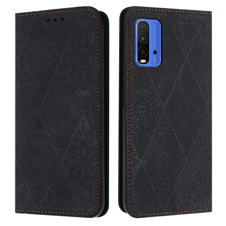 Ethnic Embossed Adsorption Leather Phone Case