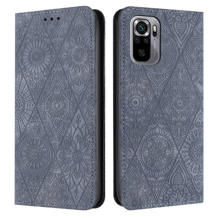 Ethnic Embossed Adsorption Leather Phone Case