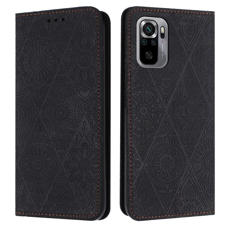 Ethnic Embossed Adsorption Leather Phone Case