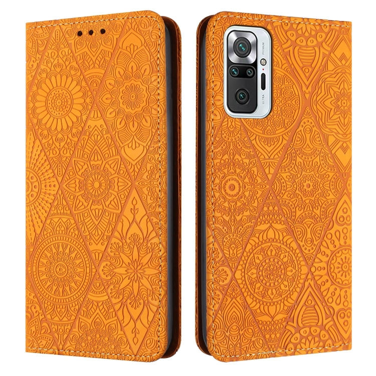Ethnic Embossed Adsorption Leather Phone Case