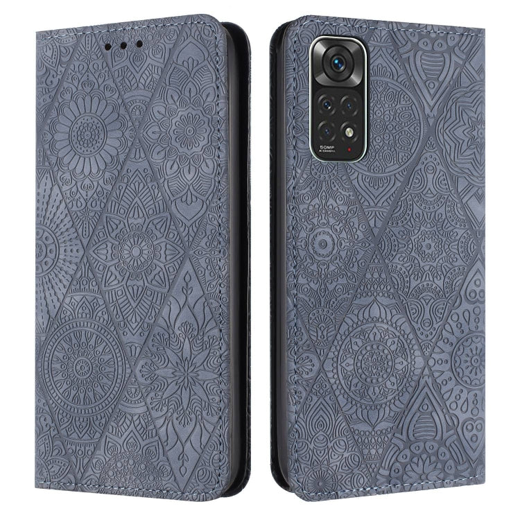 Ethnic Embossed Adsorption Leather Phone Case