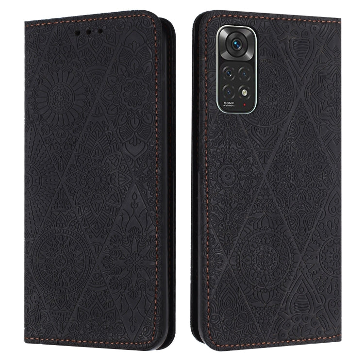Ethnic Embossed Adsorption Leather Phone Case