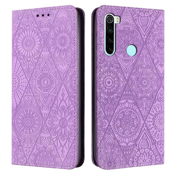 Ethnic Embossed Adsorption Leather Phone Case