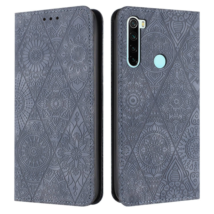 Ethnic Embossed Adsorption Leather Phone Case, For Redmi Note 8T, For Redmi Note 8, For Redmi Note 8 Pro, For Redmi Note 7 / 7 Pro