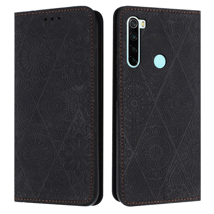 Ethnic Embossed Adsorption Leather Phone Case