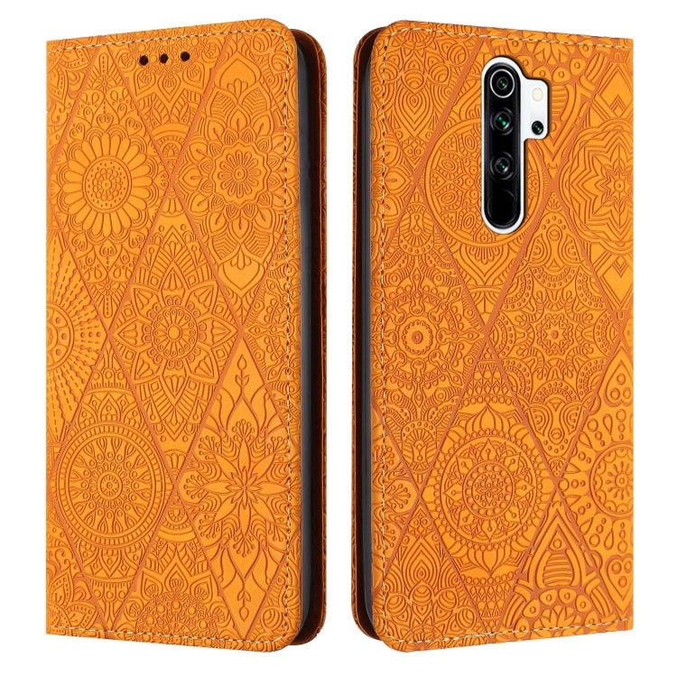 Ethnic Embossed Adsorption Leather Phone Case