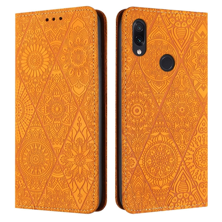 Ethnic Embossed Adsorption Leather Phone Case