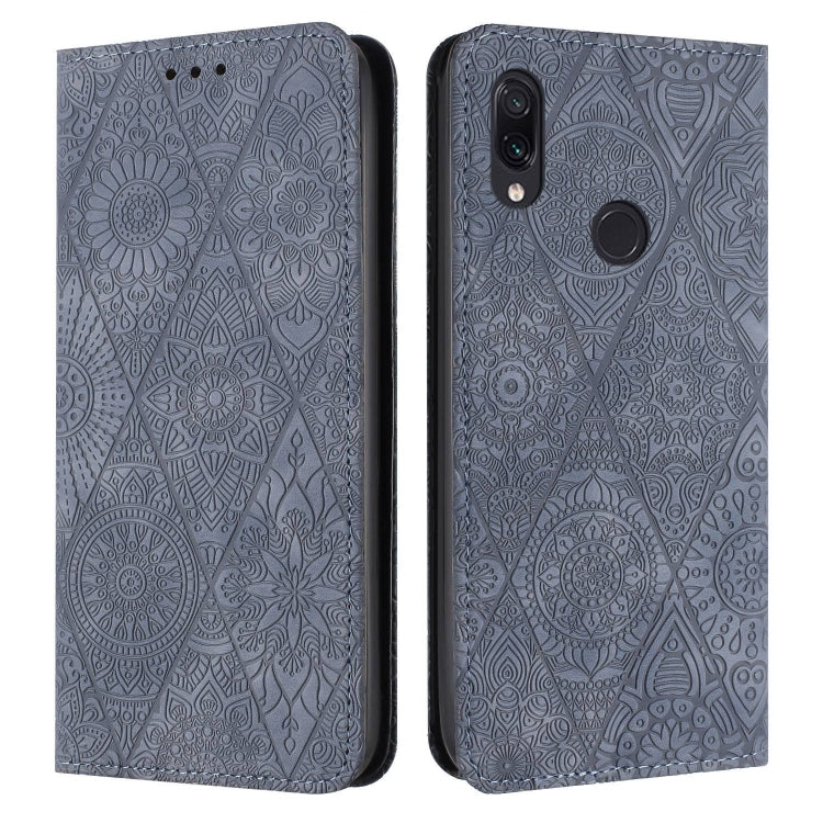 Ethnic Embossed Adsorption Leather Phone Case, For Redmi Note 8T, For Redmi Note 8, For Redmi Note 8 Pro, For Redmi Note 7 / 7 Pro