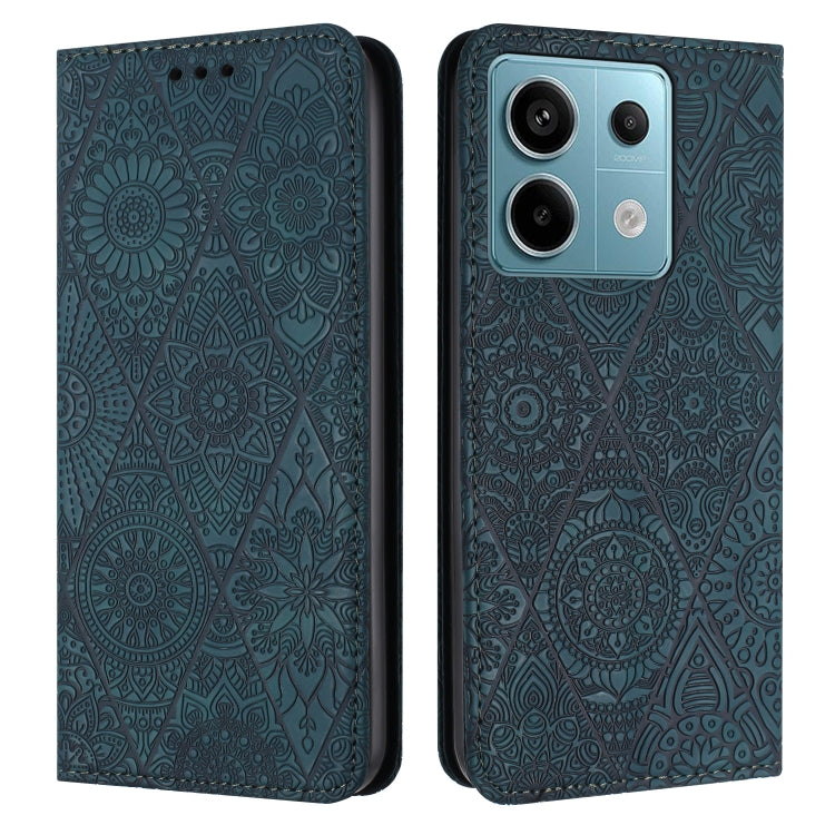 Ethnic Embossed Adsorption Leather Phone Case
