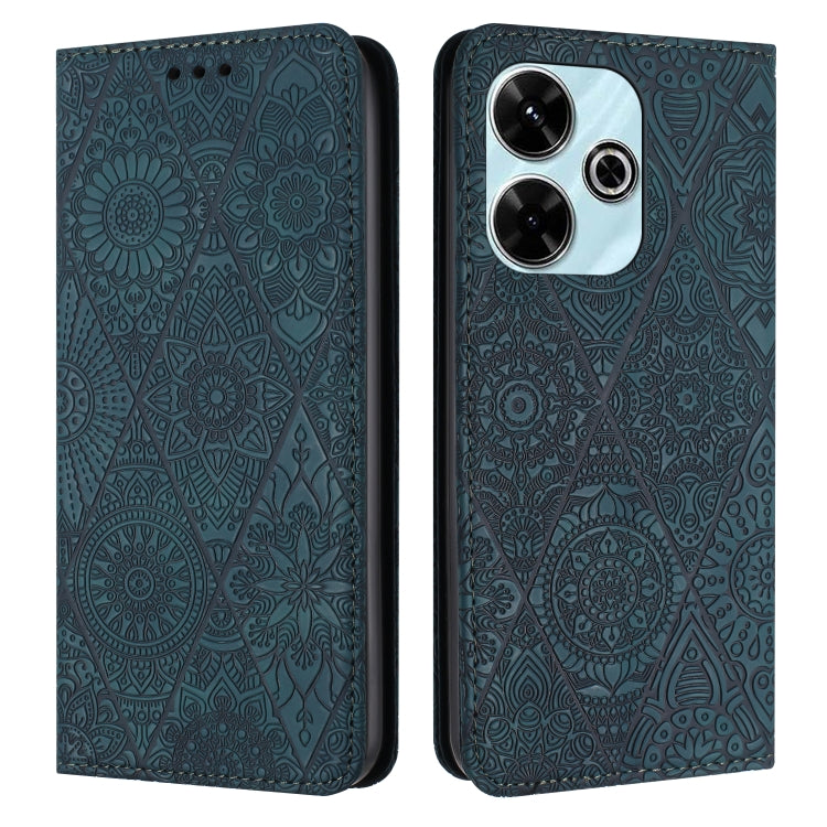 Ethnic Embossed Adsorption Leather Phone Case
