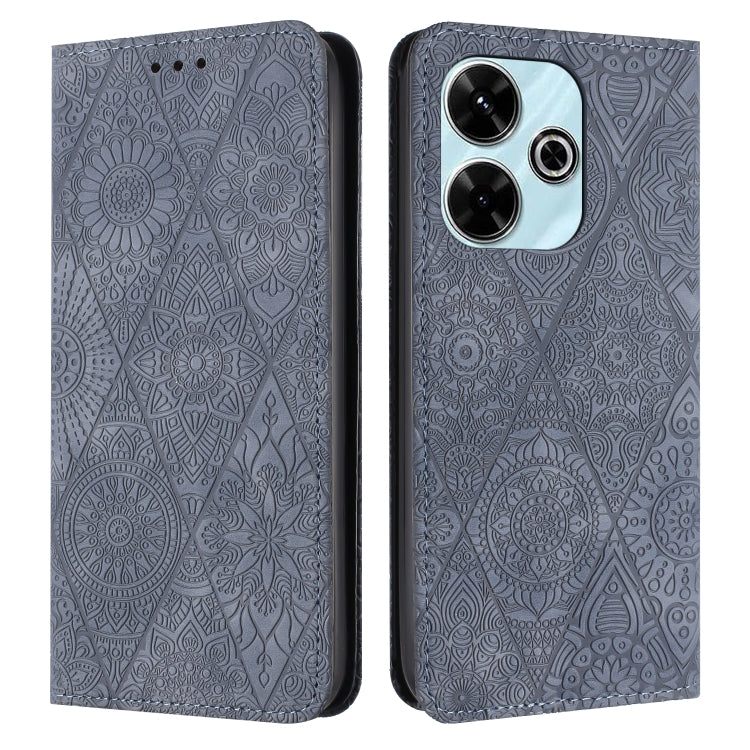 Ethnic Embossed Adsorption Leather Phone Case