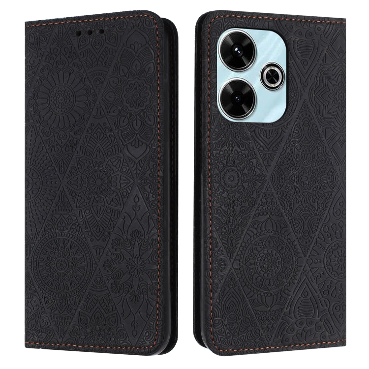 Ethnic Embossed Adsorption Leather Phone Case