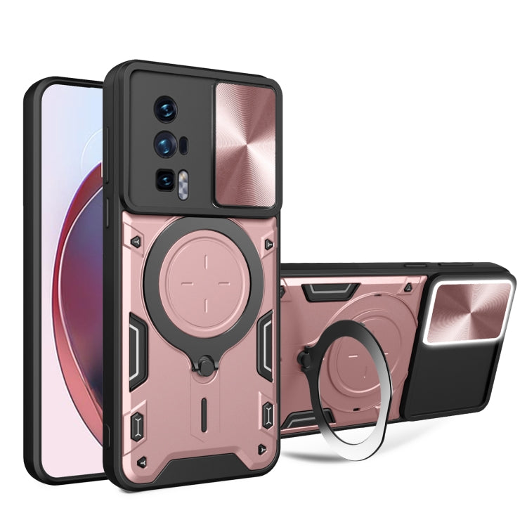 CD Texture Sliding Camshield Magnetic Holder Phone Case, For Xiaomi Redmi Note 13 Pro 5G, For Xiaomi 13T / Redmi K60 Ultra, For Xiaomi Redmi Note 12 Turbo, For Xiaomi Poco F5 Pro/Redmi K60