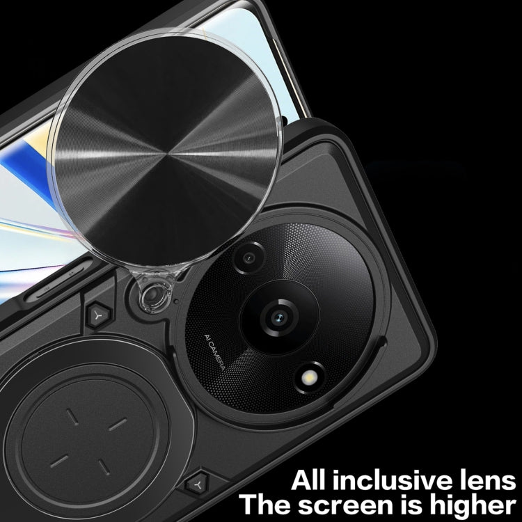 CD Texture Sliding Camshield Magnetic Holder Phone Case, For Xiaomi Redmi A3, For Xiaomi Redmi 13C 5G Global, For Xiaomi Redmi Note 13 5G, For Xiaomi Redmi 13C 4G