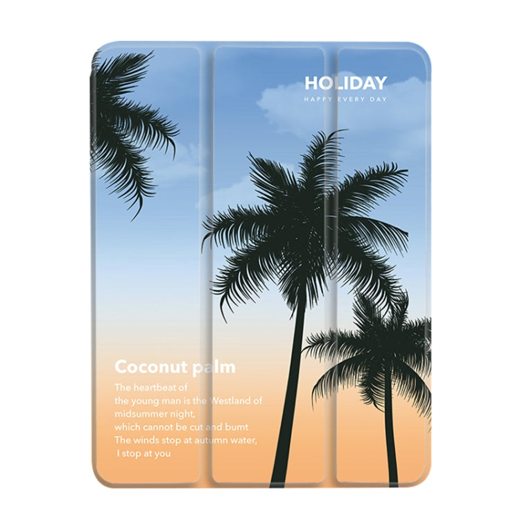 3-Fold 360 Rotation Painted Leather Smart Tablet Case, For iPad Air 11 2026 / 2025 / 2024