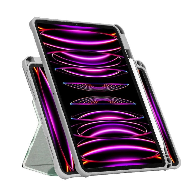 Étui magnétique rotatif à 720° en cuir peint pour tablette, compatible avec iPad Air 11 (2024) / iPad Pro 11 (2022), iPad 10e génération (10.9) (2022), iPad 10.2 (2021) / 2020 / 10.5 (2021)