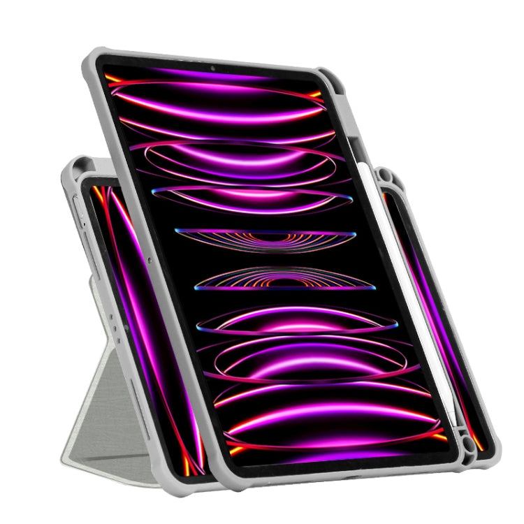 Étui magnétique rotatif à 720° en cuir peint pour tablette, compatible avec iPad Air 11 (2024) / iPad Pro 11 (2022), iPad 10e génération (10.9) (2022), iPad 10.2 (2021) / 2020 / 10.5 (2021)