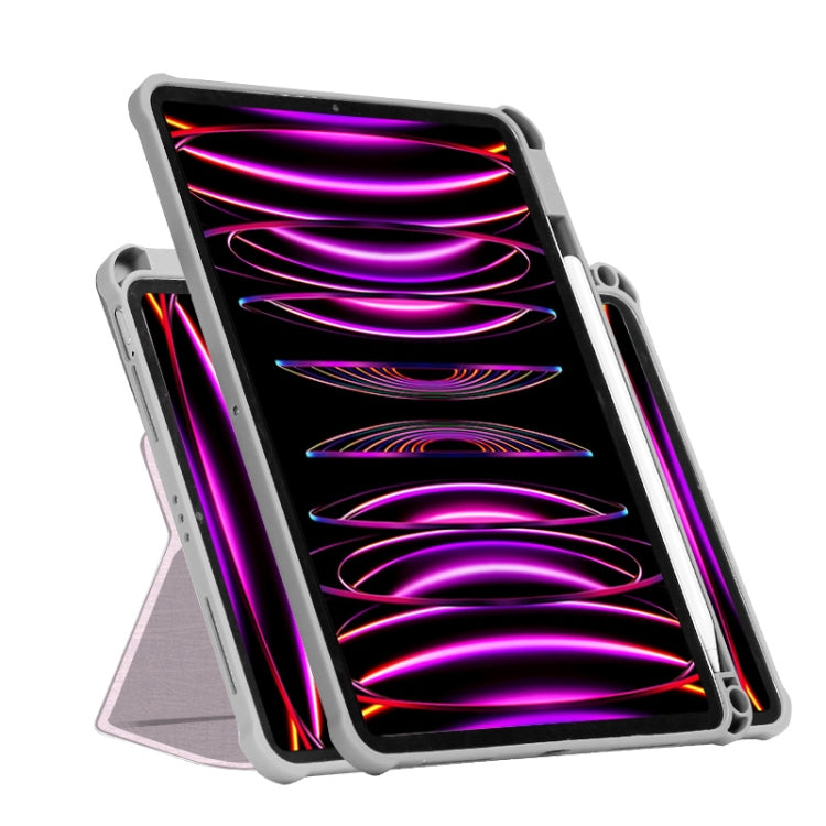 Étui magnétique rotatif à 720° en cuir peint pour tablette, compatible avec iPad Air 11 (2024) / iPad Pro 11 (2022), iPad 10e génération (10.9) (2022), iPad 10.2 (2021) / 2020 / 10.5 (2021)